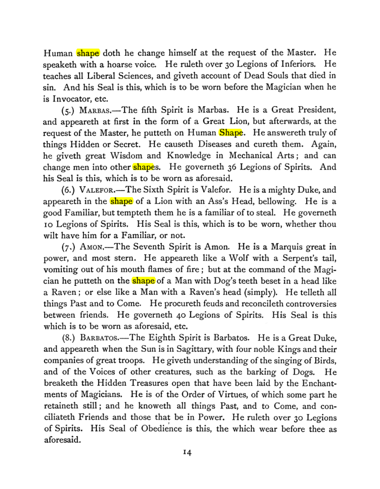 Original scan of The Goetia, PDF page 28