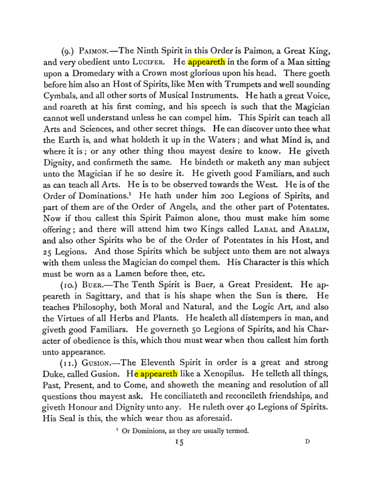 Original scan of The Goetia, PDF page 29