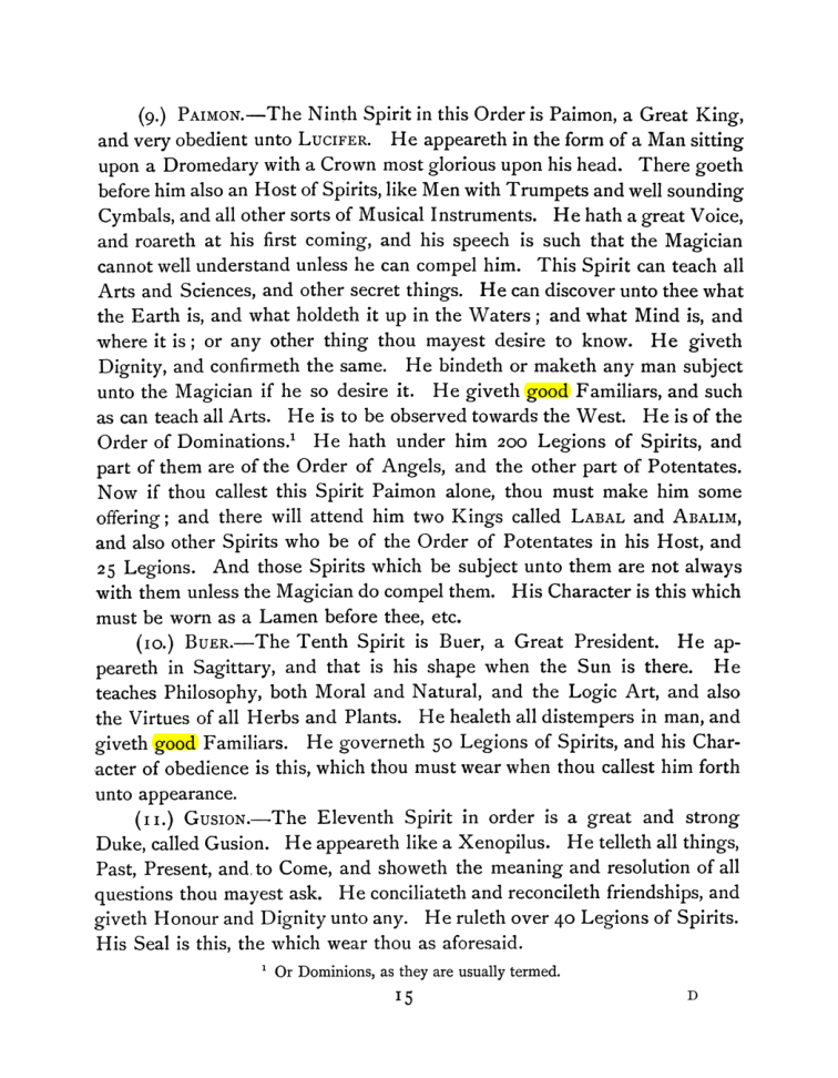 Original scan of The Goetia, PDF page 29