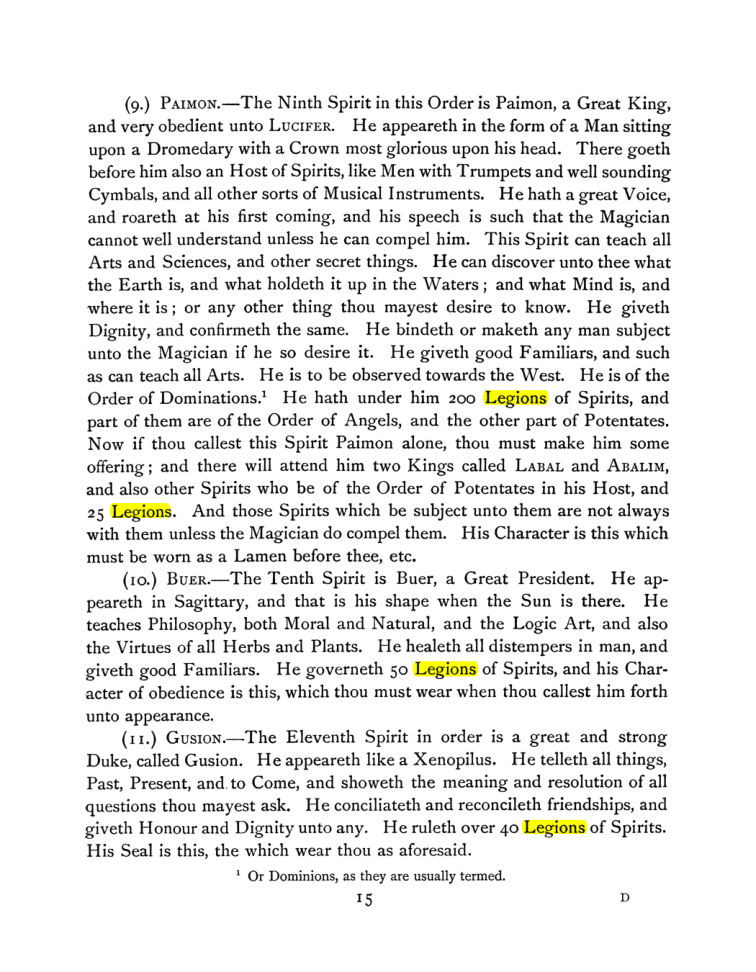 Original scan of The Goetia, PDF page 29