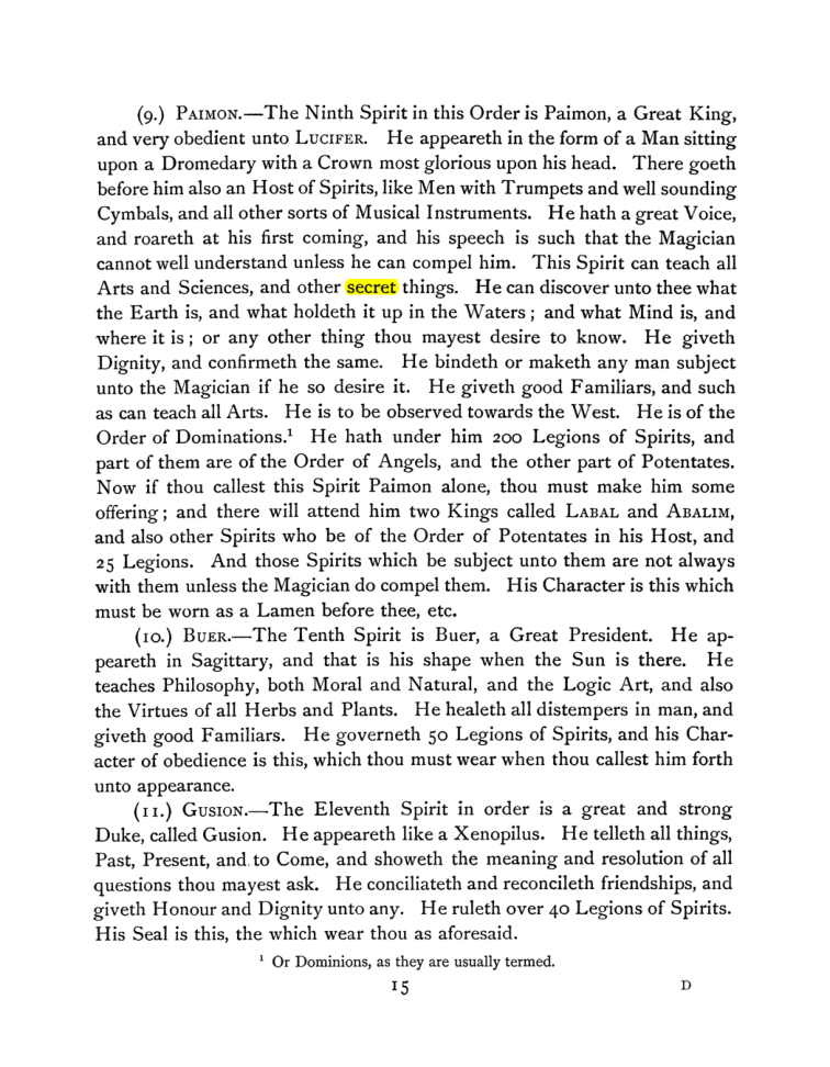 Original scan of The Goetia, PDF page 29