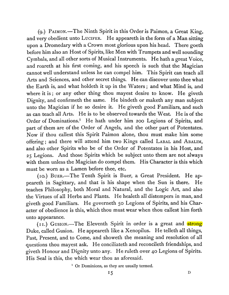 Original scan of The Goetia, PDF page 29
