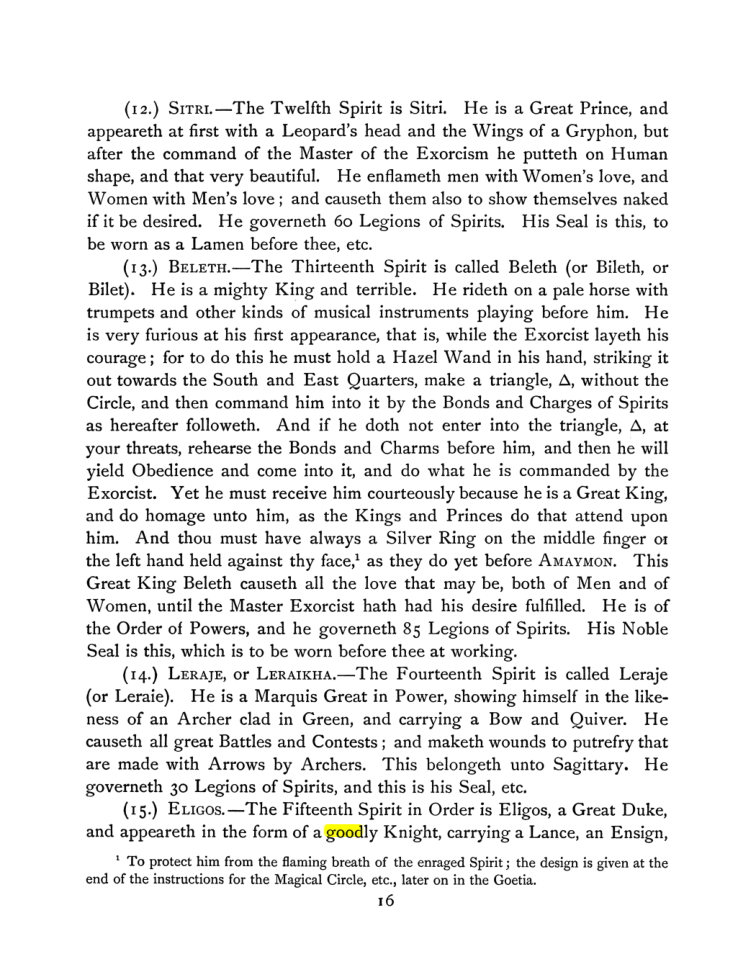 Original scan of The Goetia, PDF page 30