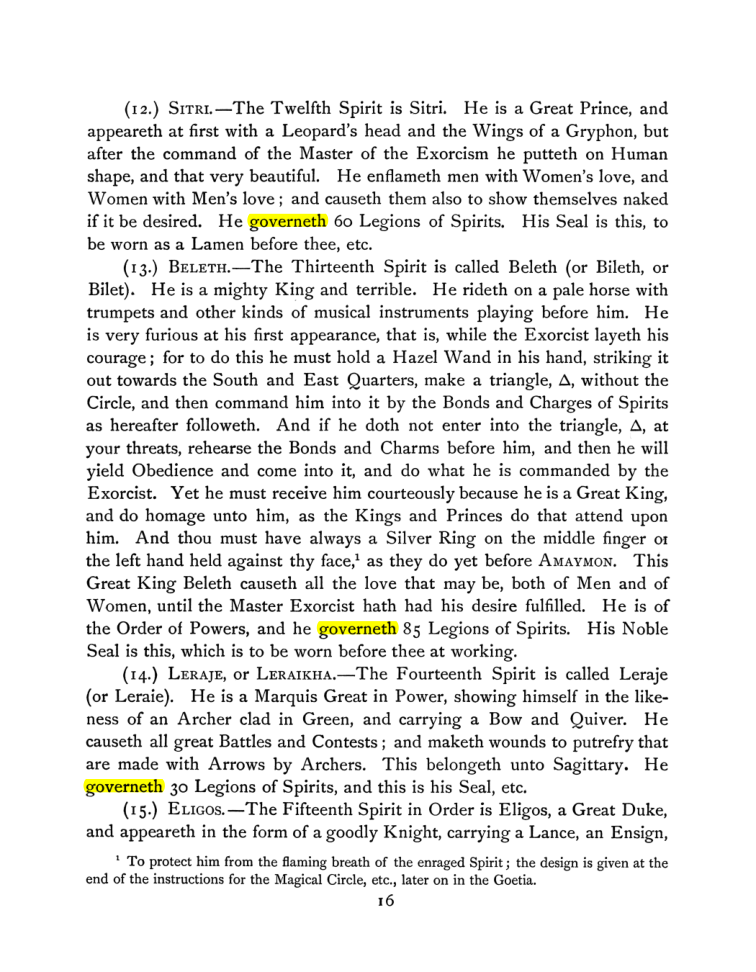 Original scan of The Goetia, PDF page 30
