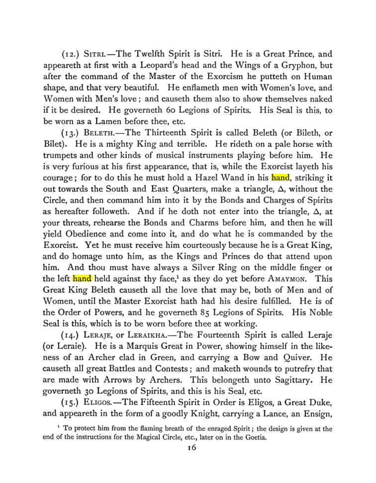 Original scan of The Goetia, PDF page 30