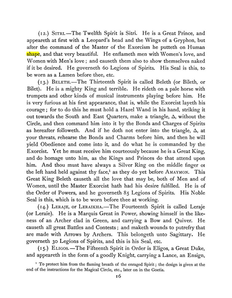 Original scan of The Goetia, PDF page 30