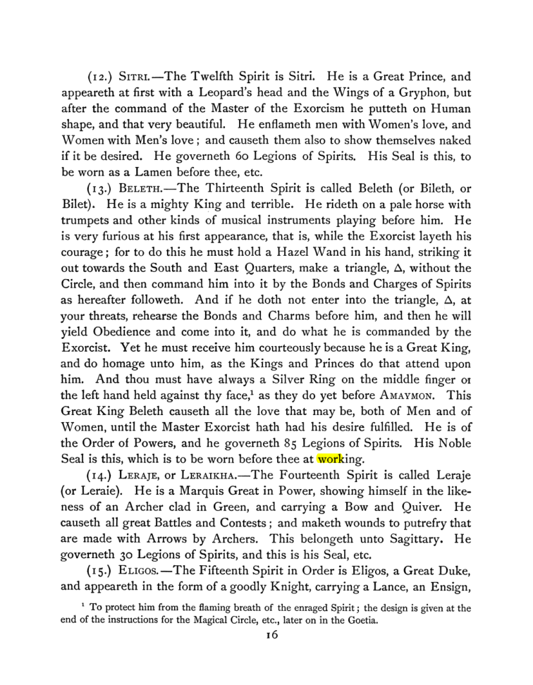 Original scan of The Goetia, PDF page 30