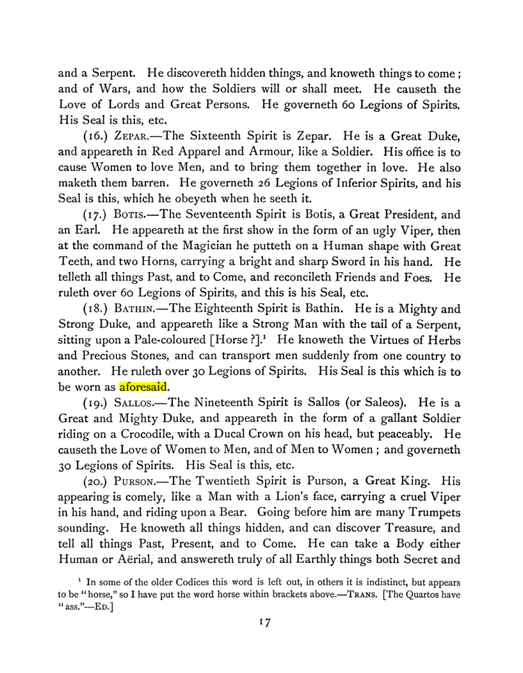 Original scan of The Goetia, PDF page 31
