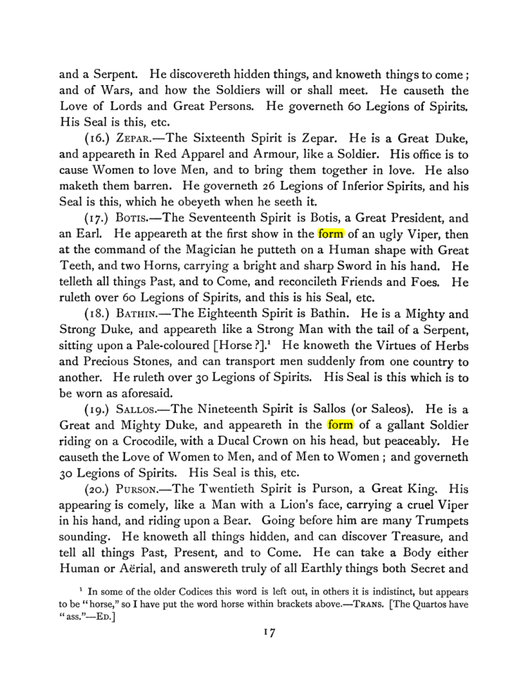 Original scan of The Goetia, PDF page 31