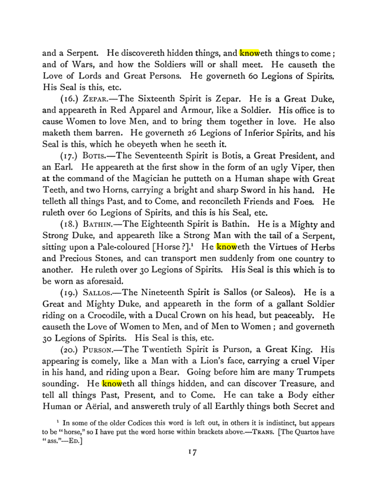 Original scan of The Goetia, PDF page 31