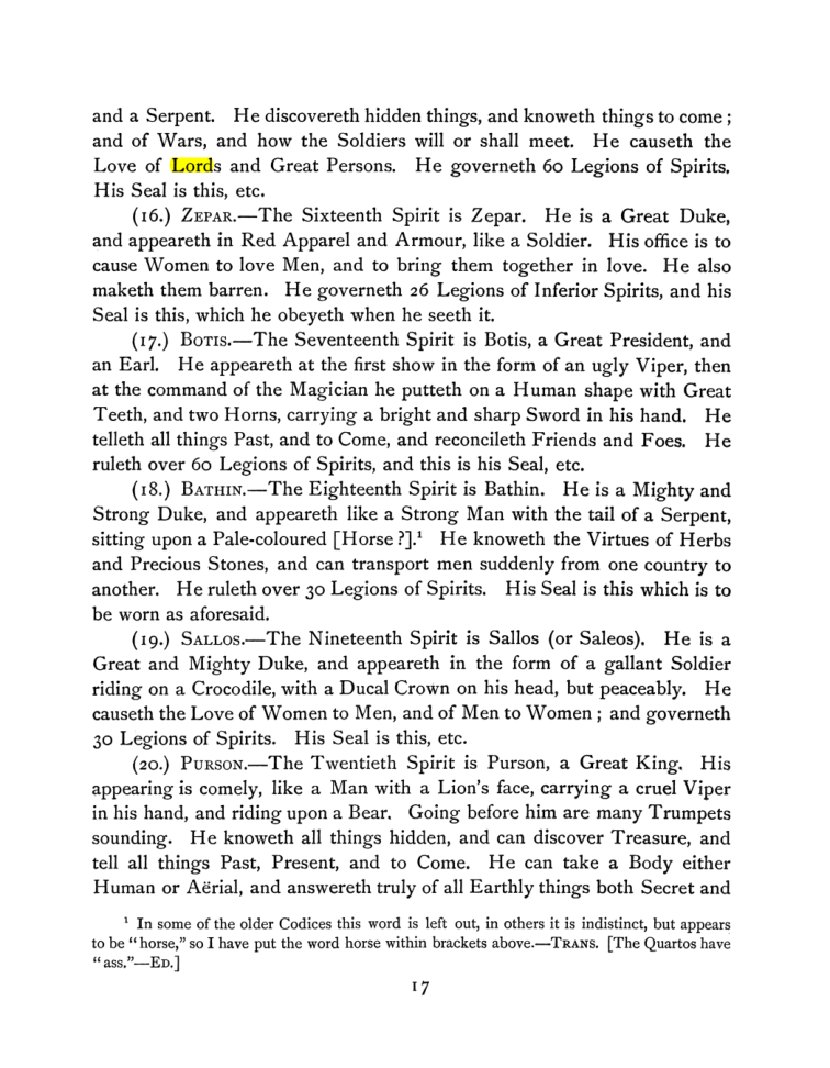Original scan of The Goetia, PDF page 31