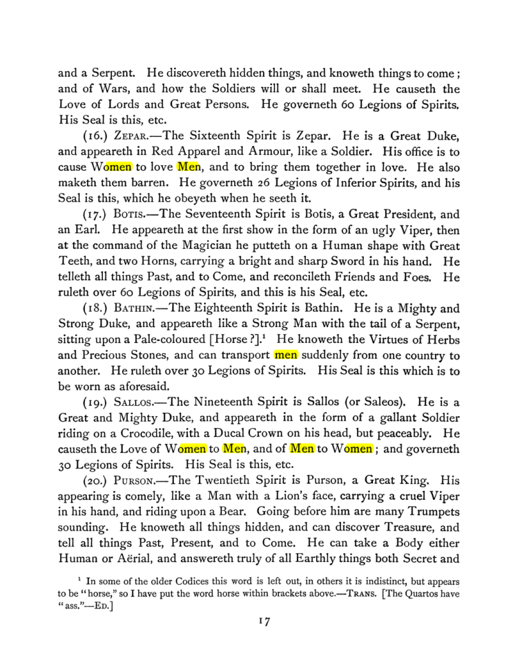 Original scan of The Goetia, PDF page 31