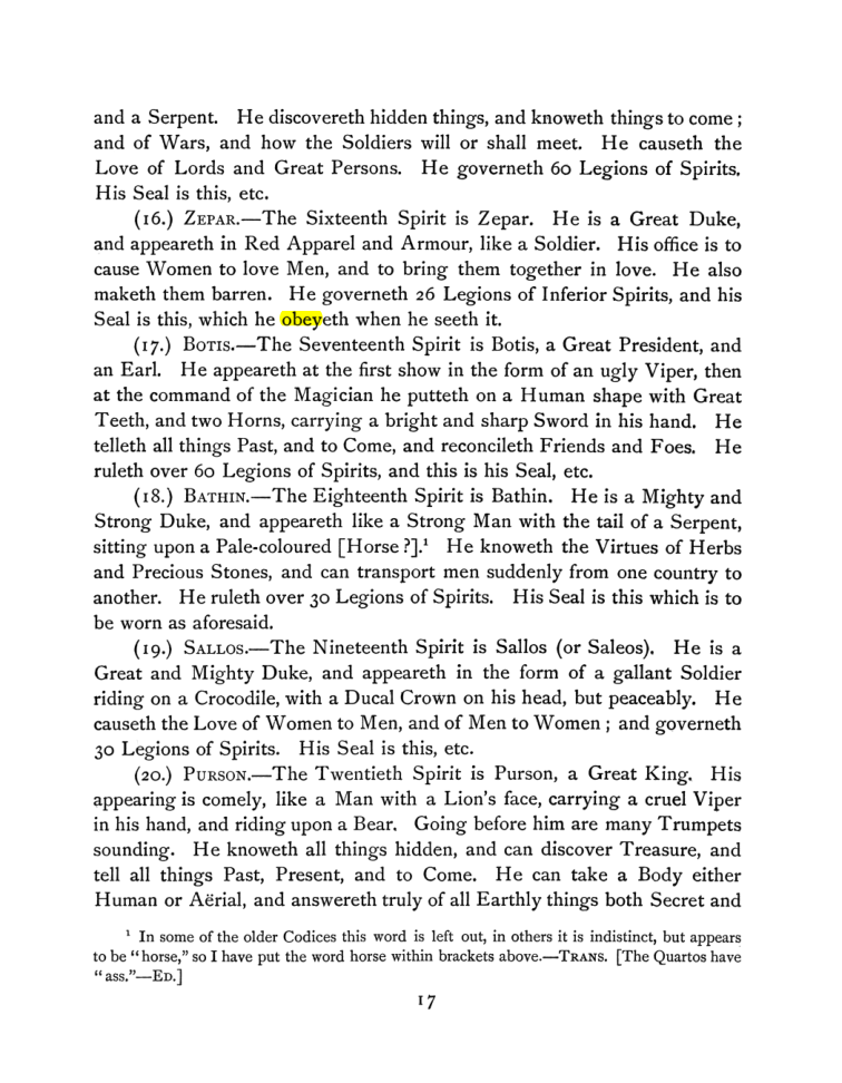 Original scan of The Goetia, PDF page 31