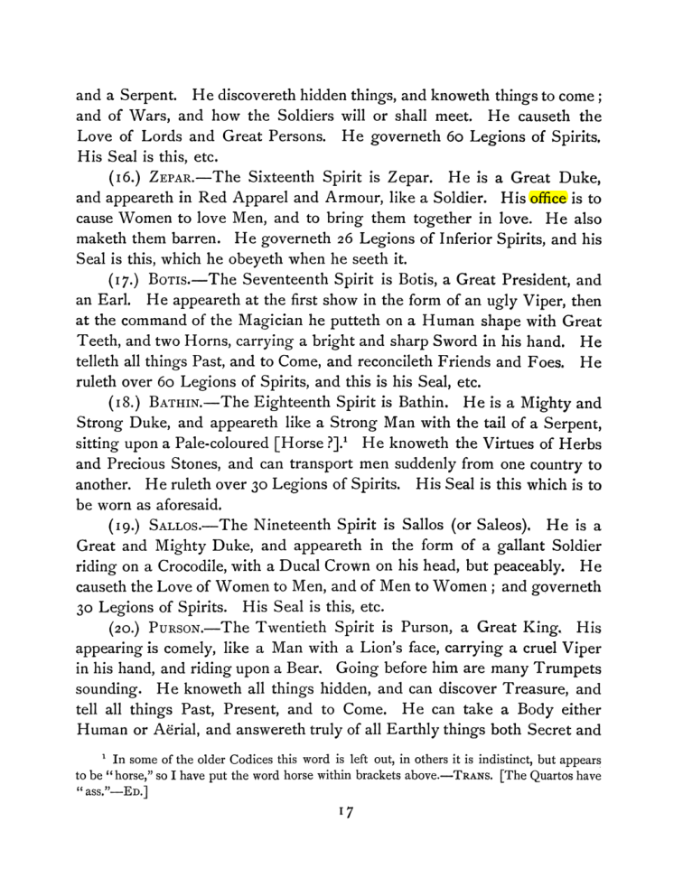 Original scan of The Goetia, PDF page 31