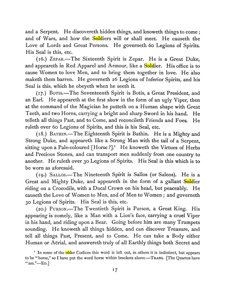 Original scan of The Goetia, PDF page 31