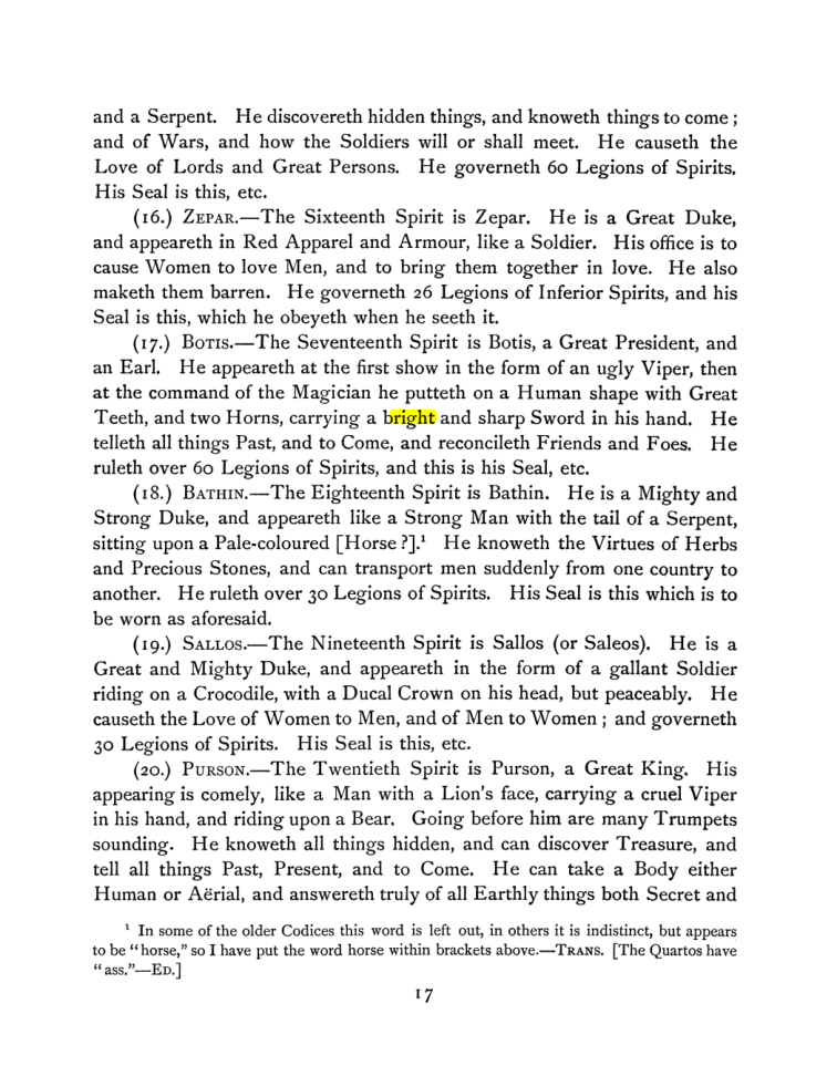Original scan of The Goetia, PDF page 31