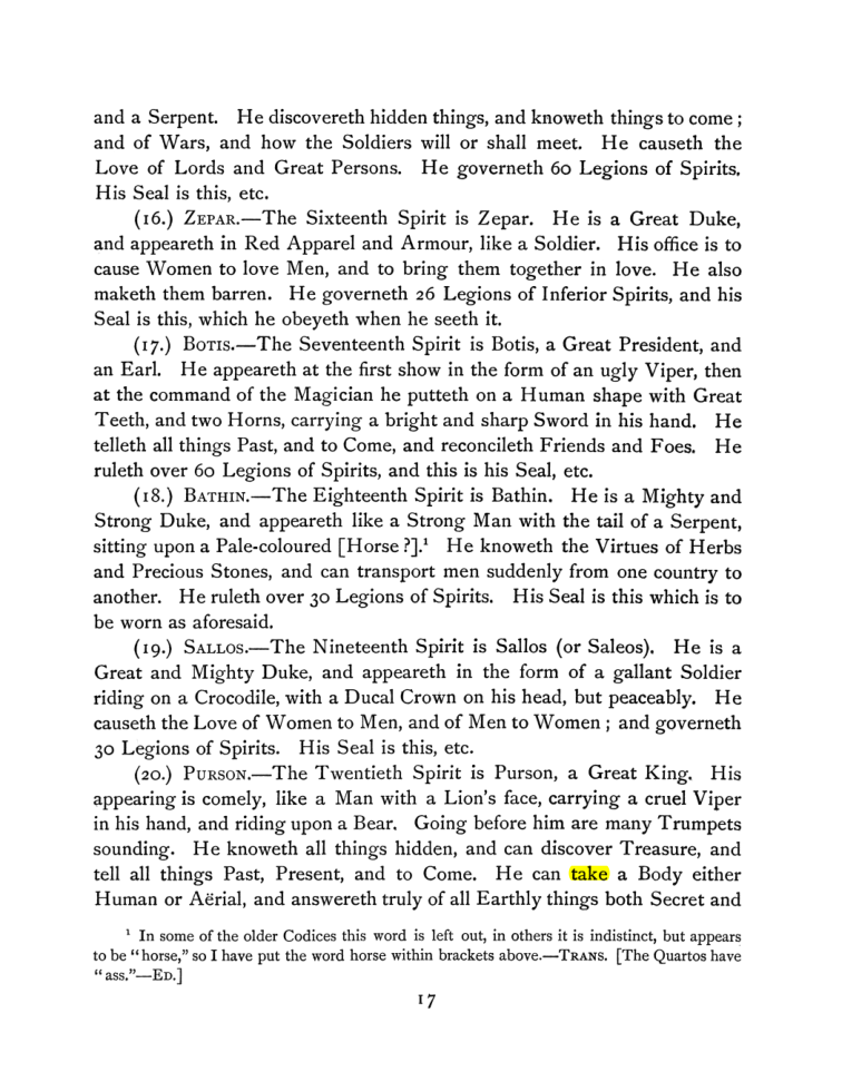 Original scan of The Goetia, PDF page 31