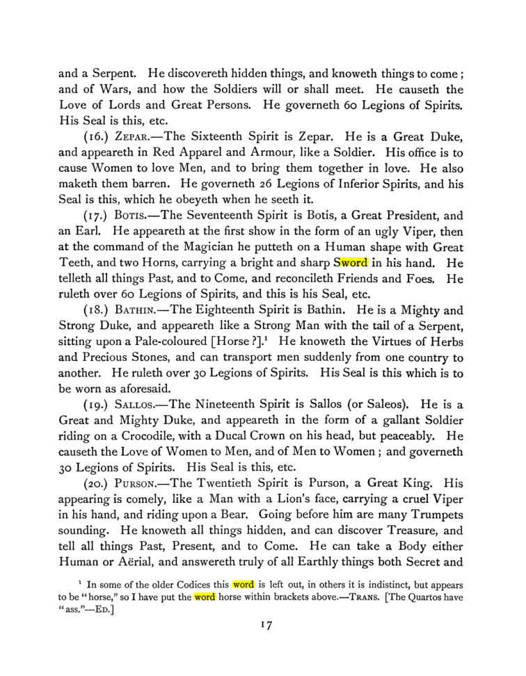 Original scan of The Goetia, PDF page 31