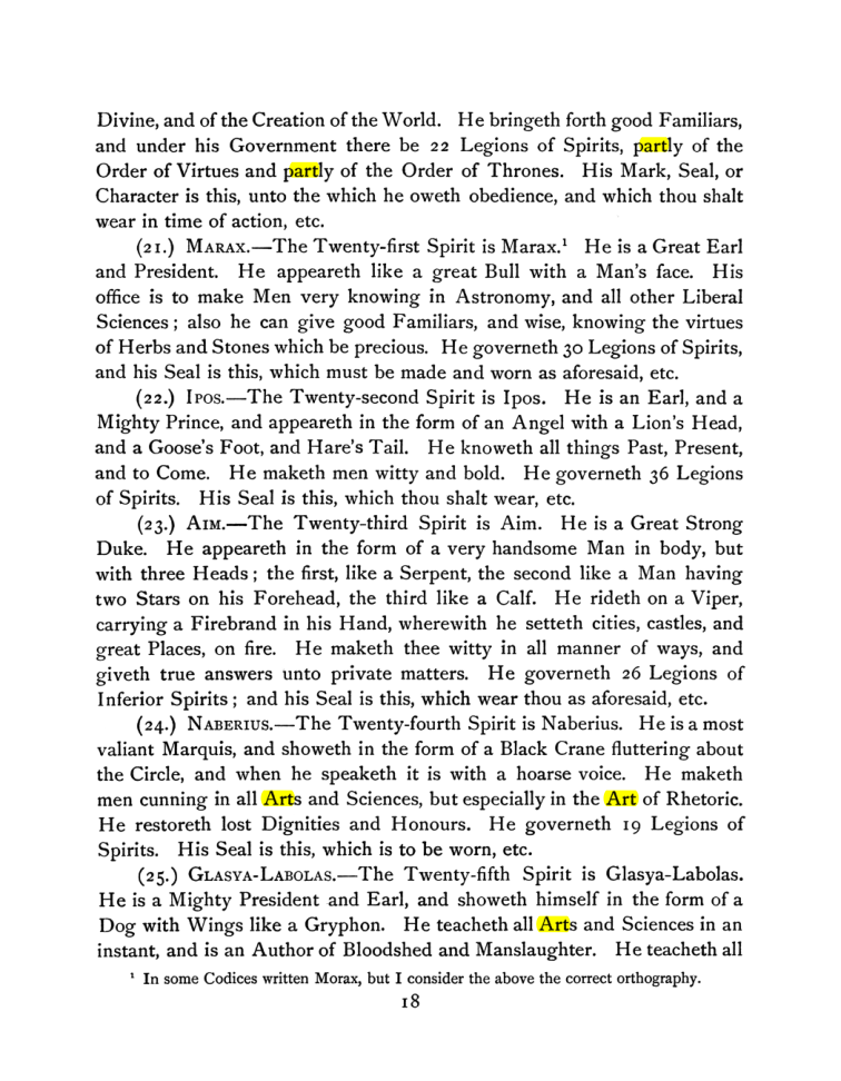 Original scan of The Goetia, PDF page 32