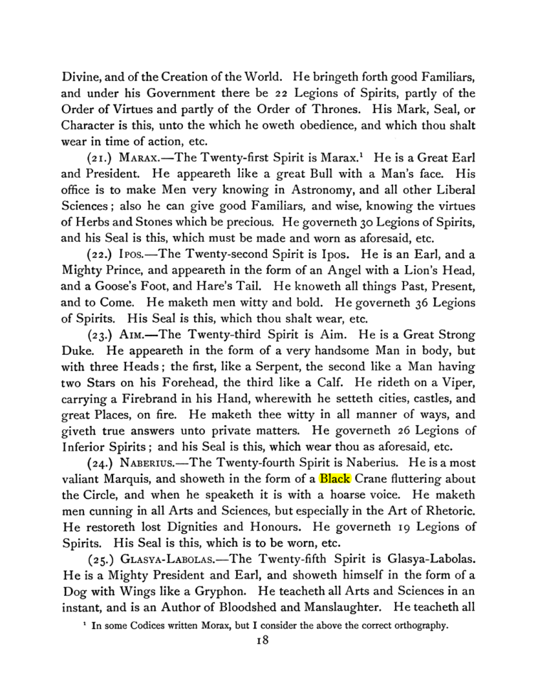 Original scan of The Goetia, PDF page 32
