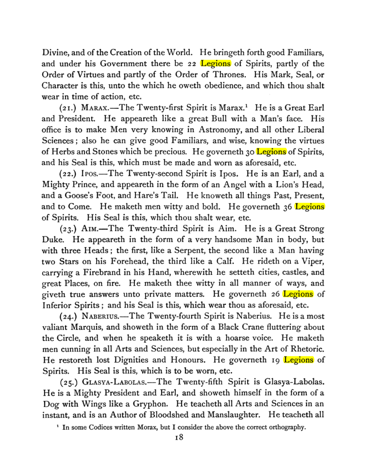 Original scan of The Goetia, PDF page 32