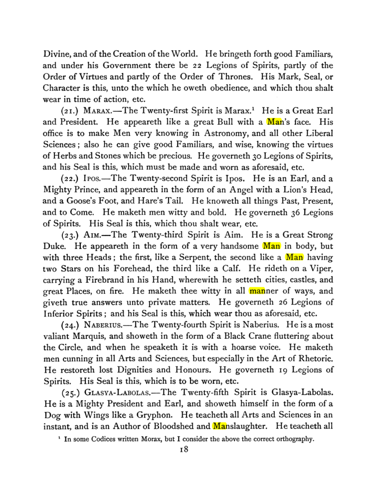 Original scan of The Goetia, PDF page 32