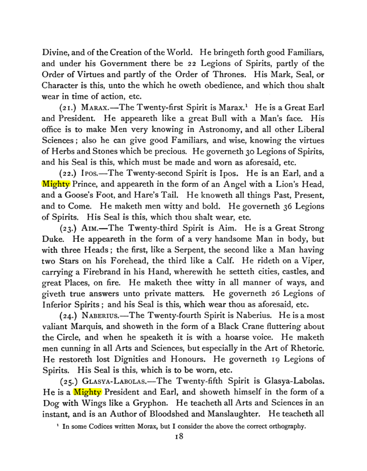 Original scan of The Goetia, PDF page 32