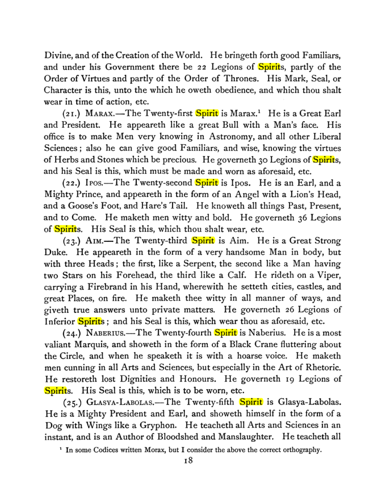 Original scan of The Goetia, PDF page 32