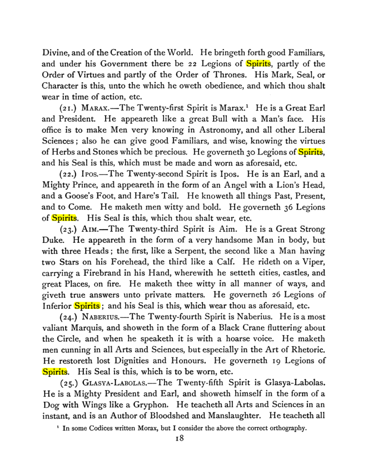 Original scan of The Goetia, PDF page 32