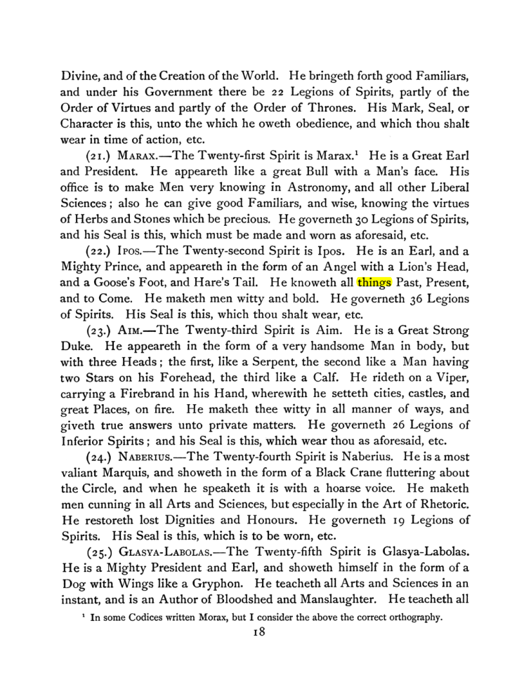 Original scan of The Goetia, PDF page 32