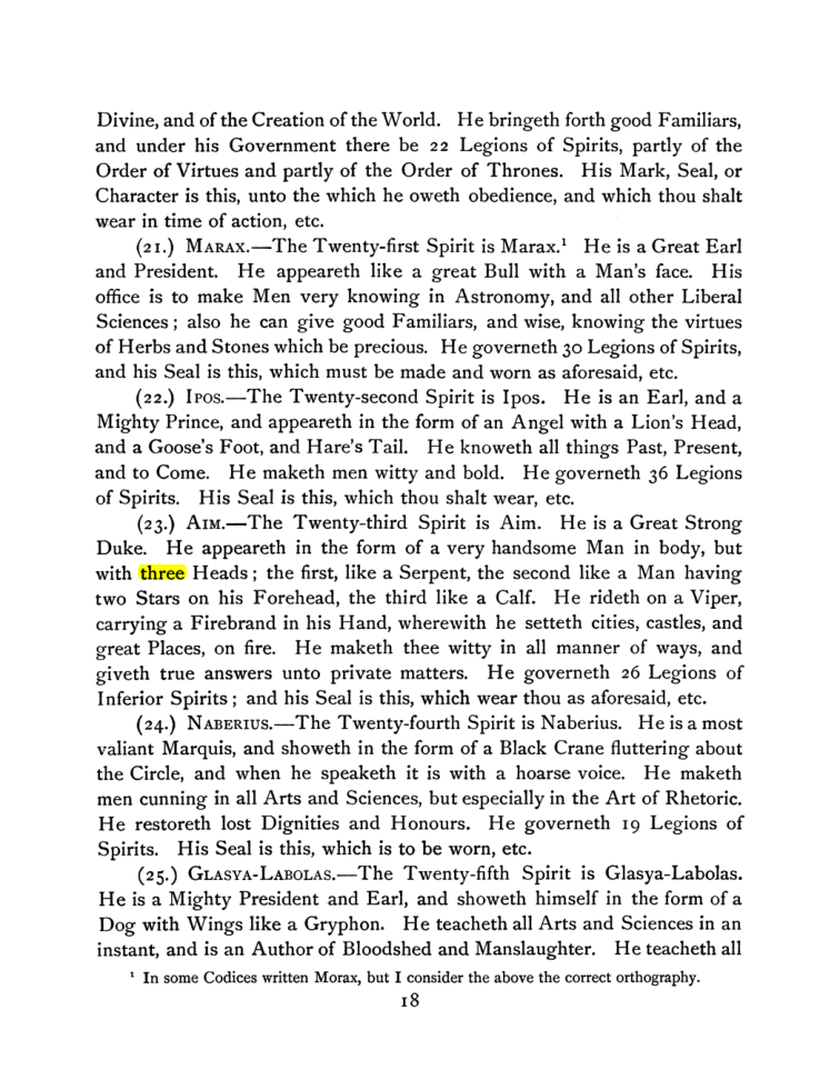 Original scan of The Goetia, PDF page 32