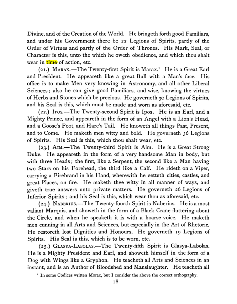Original scan of The Goetia, PDF page 32