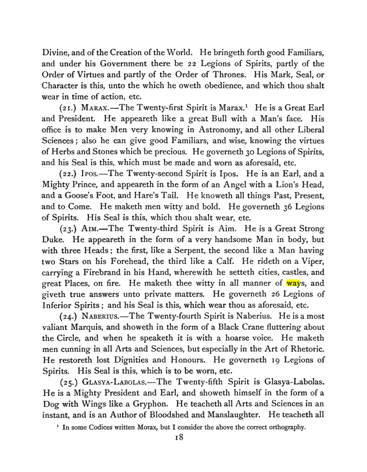 Original scan of The Goetia, PDF page 32