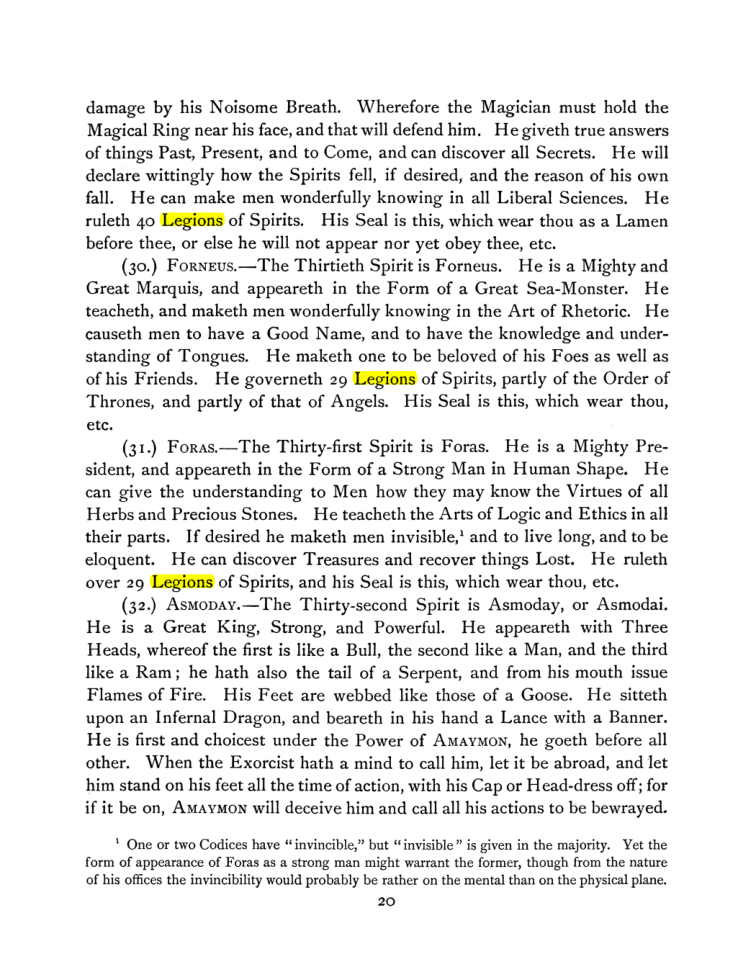 Original scan of The Goetia, PDF page 34