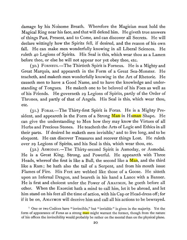 Original scan of The Goetia, PDF page 34