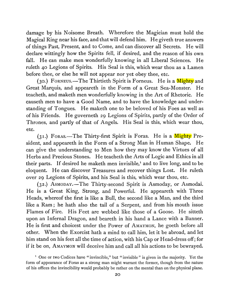 Original scan of The Goetia, PDF page 34