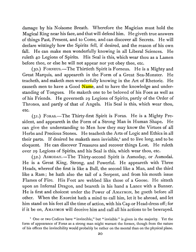 Original scan of The Goetia, PDF page 34
