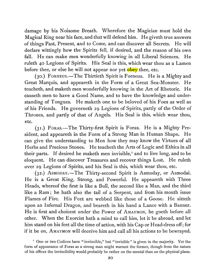 Original scan of The Goetia, PDF page 34
