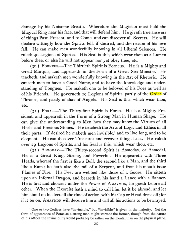 Original scan of The Goetia, PDF page 34
