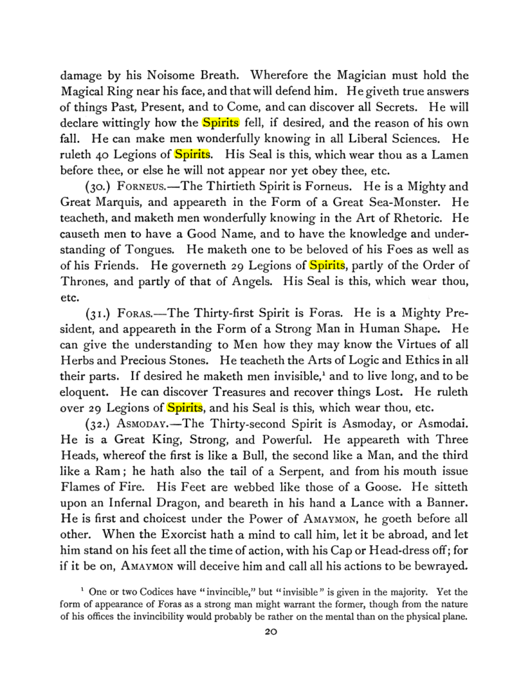 Original scan of The Goetia, PDF page 34