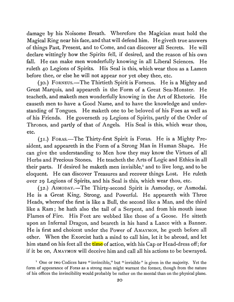 Original scan of The Goetia, PDF page 34