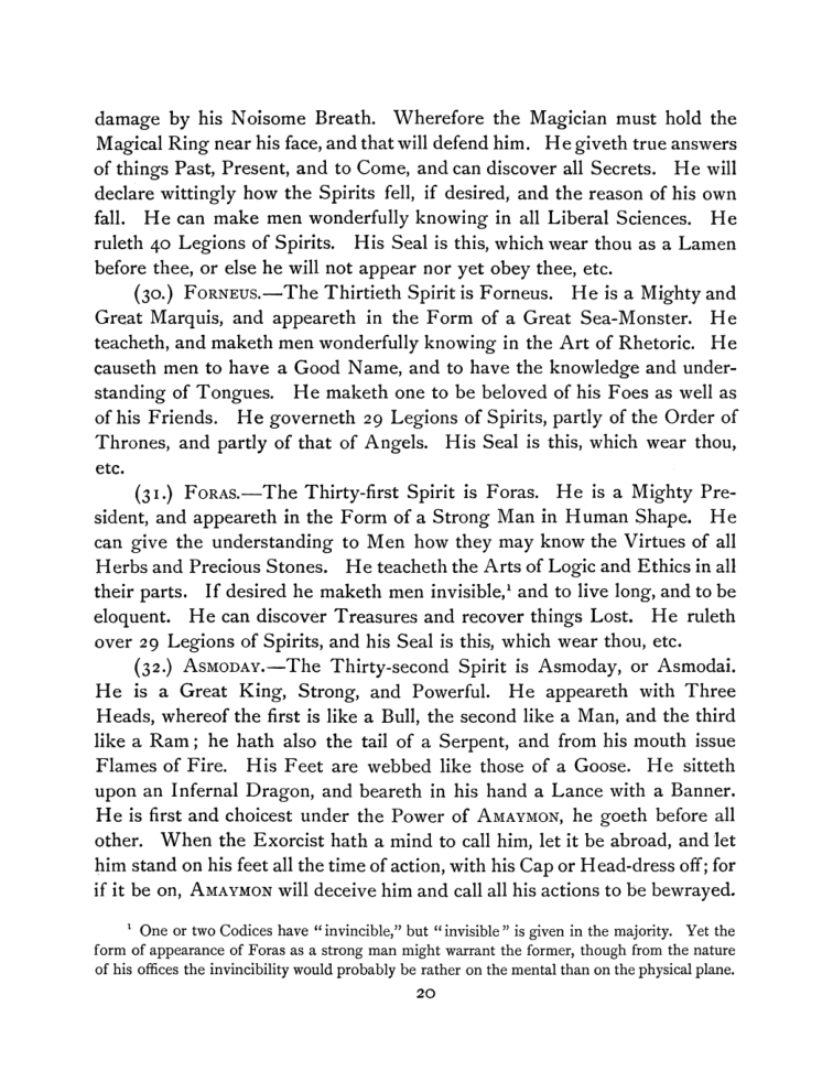 Original scan of The Goetia, PDF page 34
