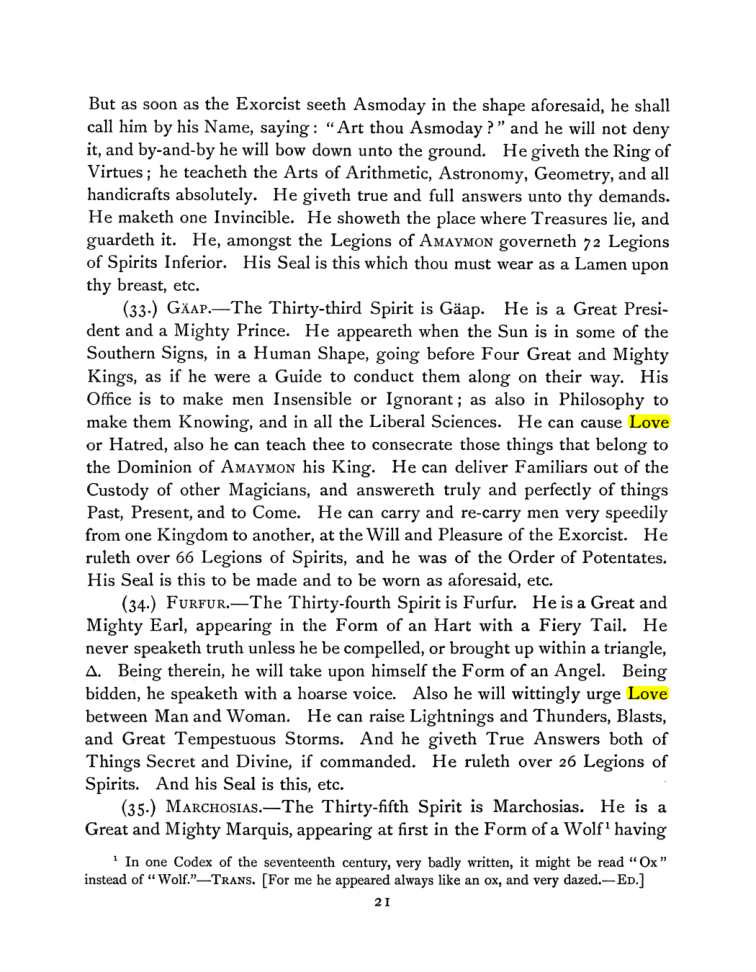 Original scan of The Goetia, PDF page 35