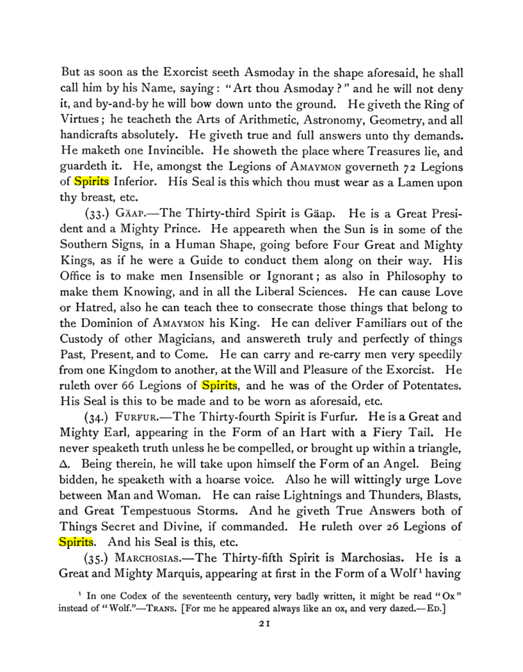 Original scan of The Goetia, PDF page 35