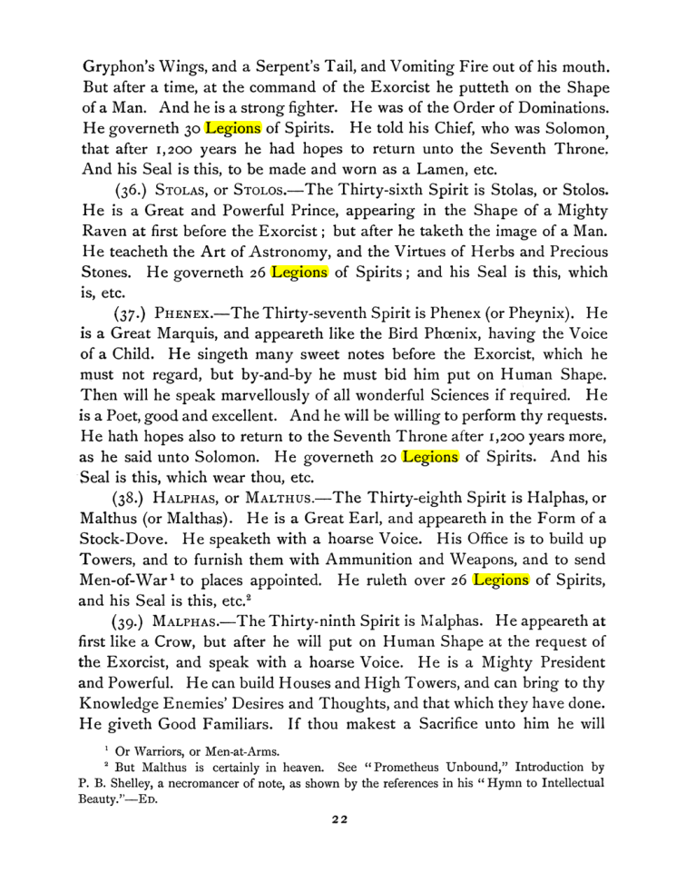Original scan of The Goetia, PDF page 36