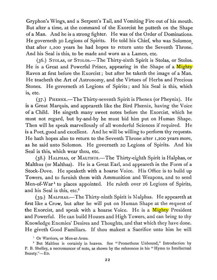 Original scan of The Goetia, PDF page 36
