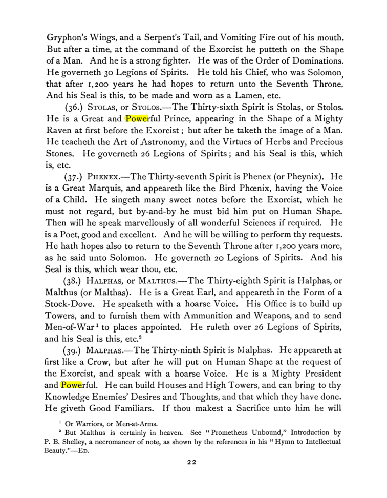 Original scan of The Goetia, PDF page 36