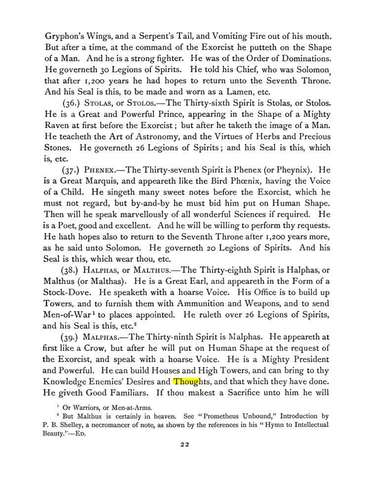 Original scan of The Goetia, PDF page 36