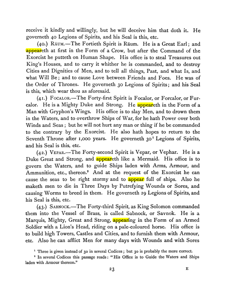 Original scan of The Goetia, PDF page 37
