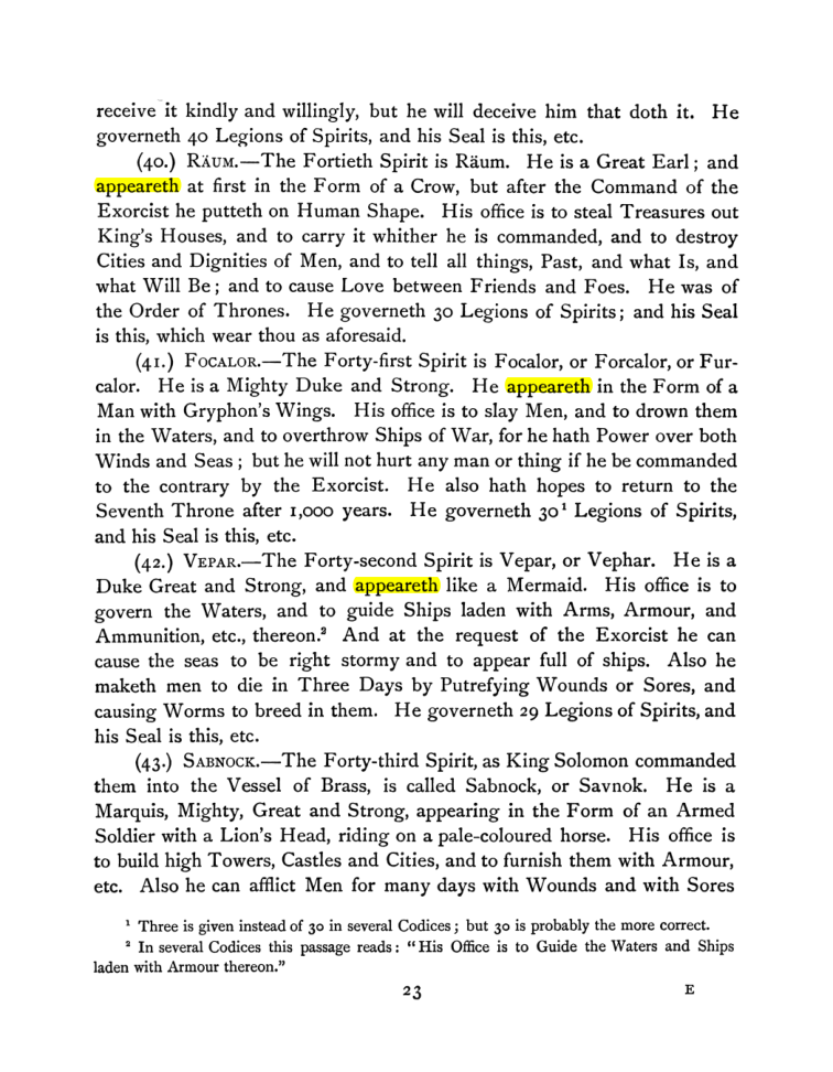 Original scan of The Goetia, PDF page 37